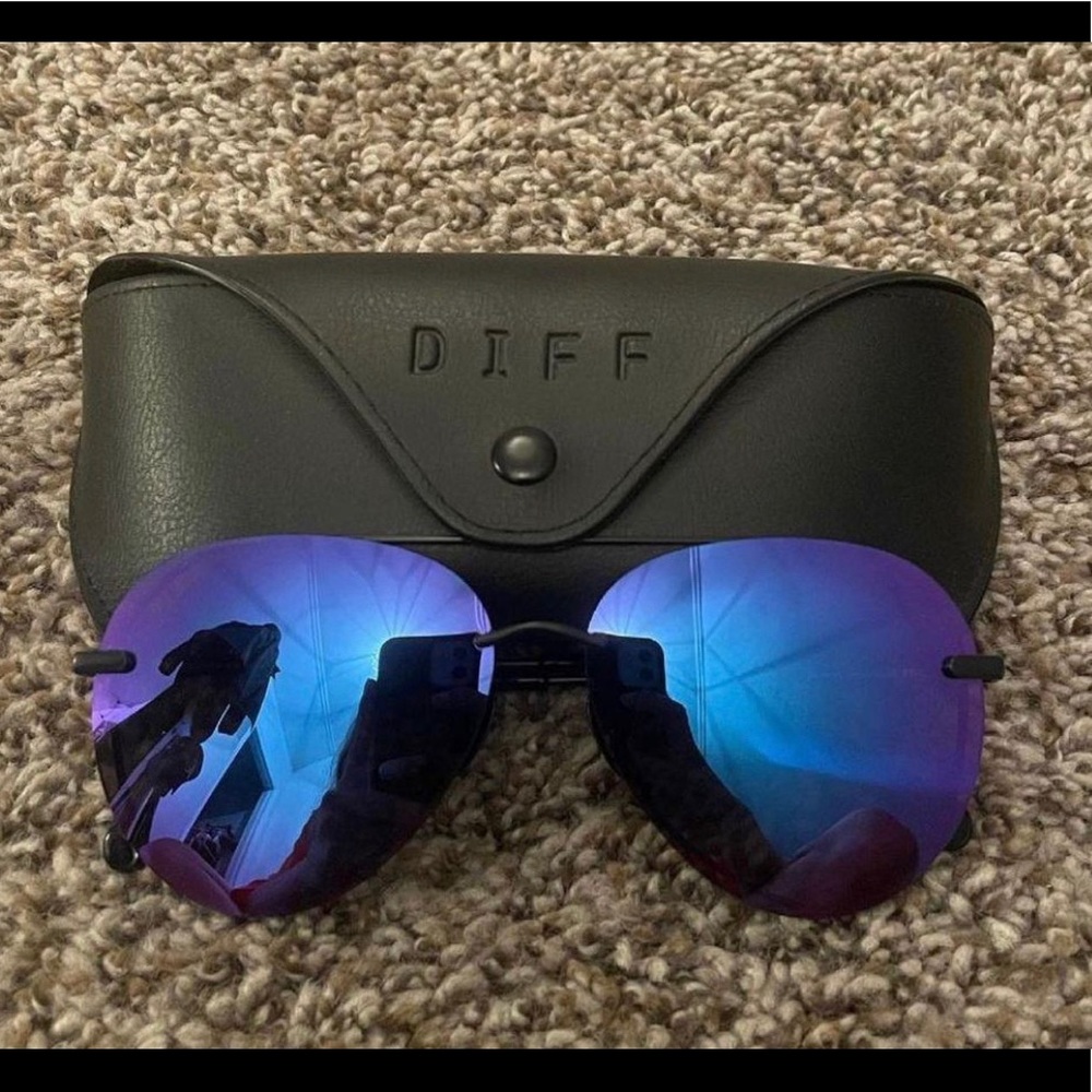 diff aviator sunglasses